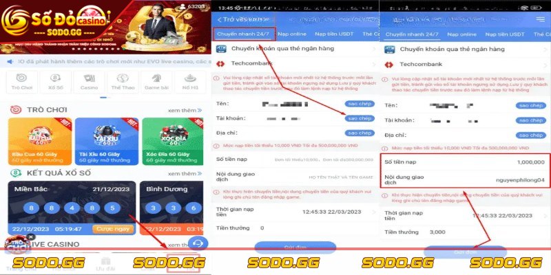 Cách Thức Nạp Tiền SODO – Hướng Dẫn A-Z Cho Các Bet Thủ - cach thuc nap tien sodo de dang Hiểu rõ cách thức nạp tiền để thực hiện dễ dàng